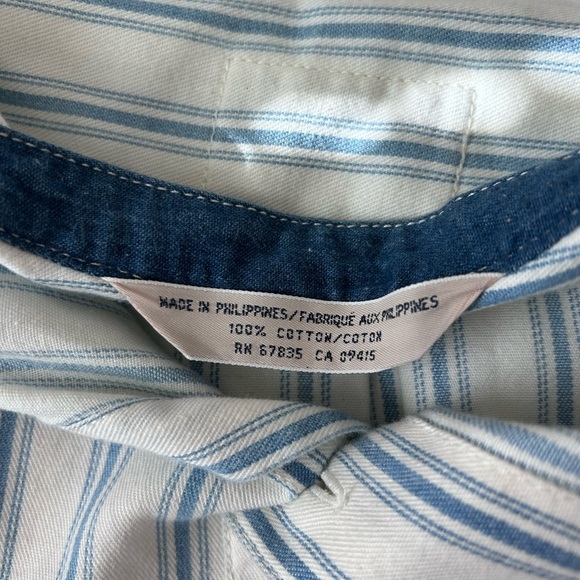 VINTAGE Nautica cotton button up - Picture 5 of 5